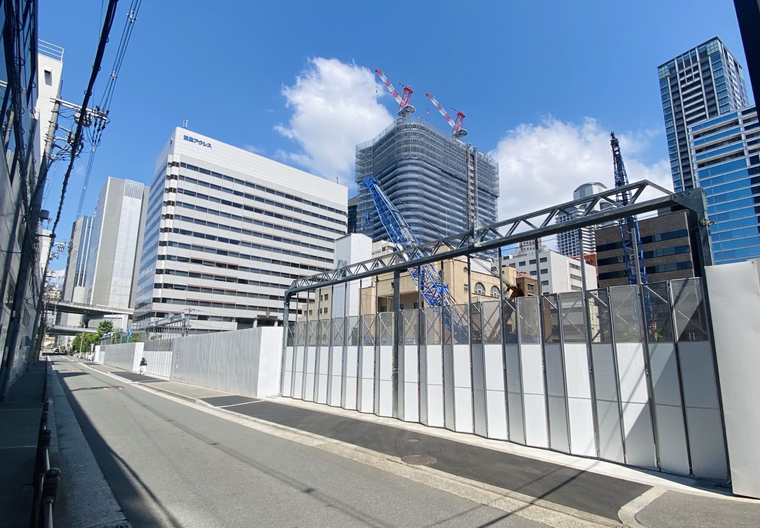 ついに建築計画のお知らせ掲示！高さ160mの複合ビル再開発！古河