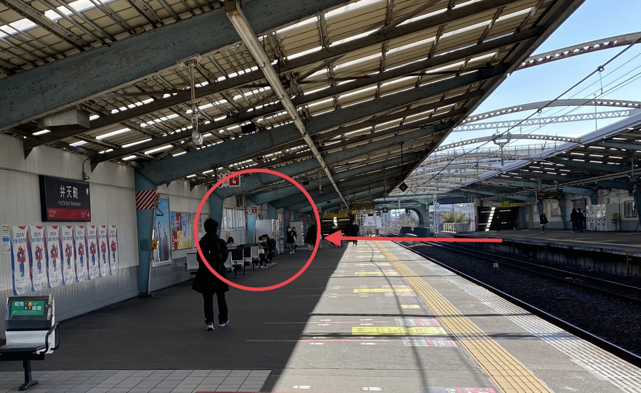 2025年春の供用予定!JR弁天町駅新駅舎及び連絡通路整備 23年10月の様子 - 大阪の近未来(大阪 関西の再開発巡り)