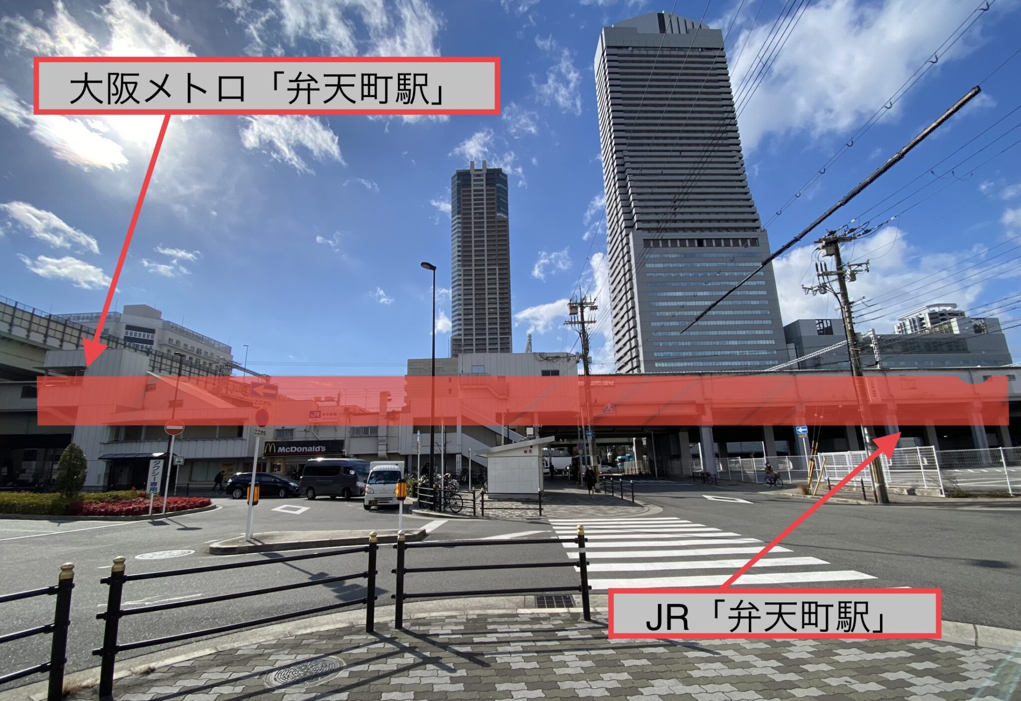 2025年の万博までに供用予定!JR弁天町駅新駅舎及び連絡通路整備 23年2月の様子 - 大阪の近未来(大阪 関西の再開発巡り)
