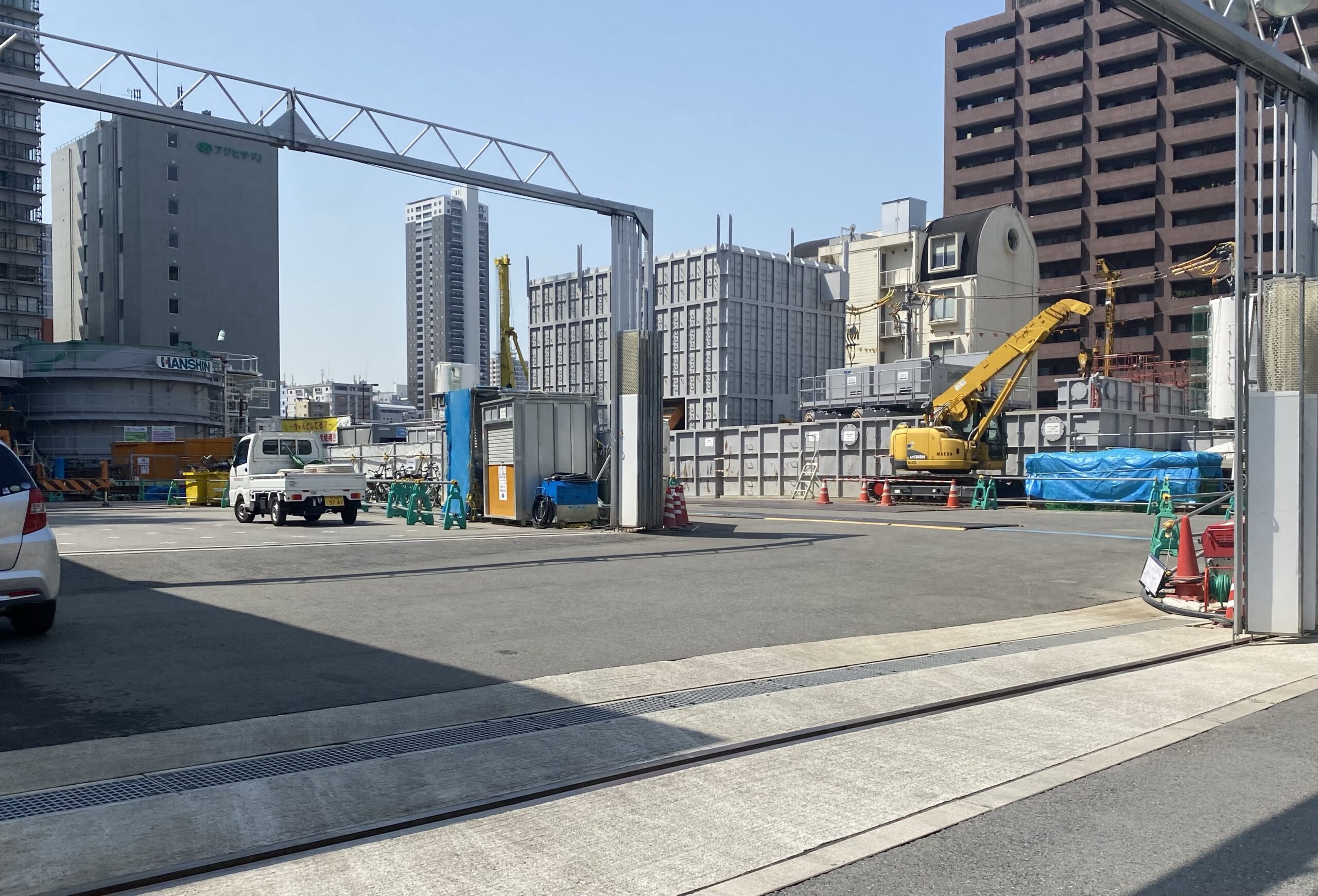 大型案件へ期待！万博終了後には始動か？中之島4丁目京阪電鉄・大林組共同地再開発 23年5月の様子 - 大阪の近未来（大阪 関西の再開発巡り）