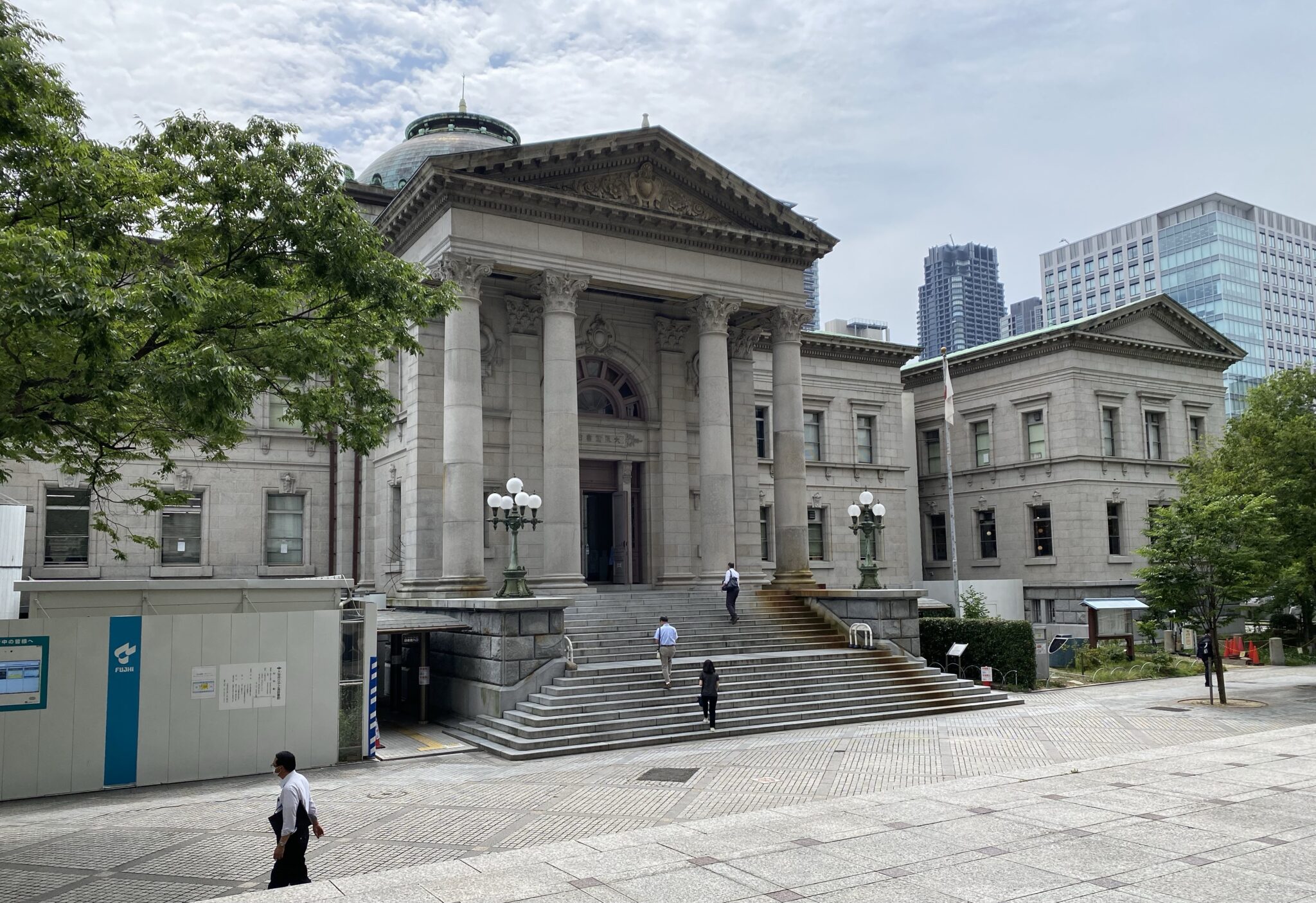 25年1月竣工予定！文化エリア中之島の再開発！大阪府立中之島図書館書庫棟工事 24年6月の様子 大阪の近未来（大阪 関西の再開発巡り） 