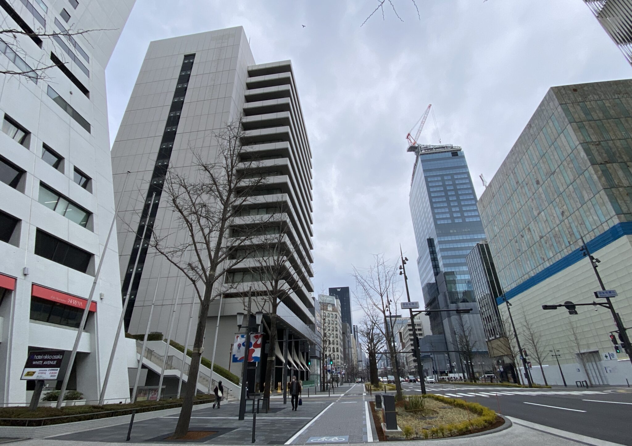 建物解体工事始まる！心斎橋ビル（旧関西アーバン銀行本社ビル）建替工事 25年3月 大阪の近未来（大阪 関西の再開発巡り）