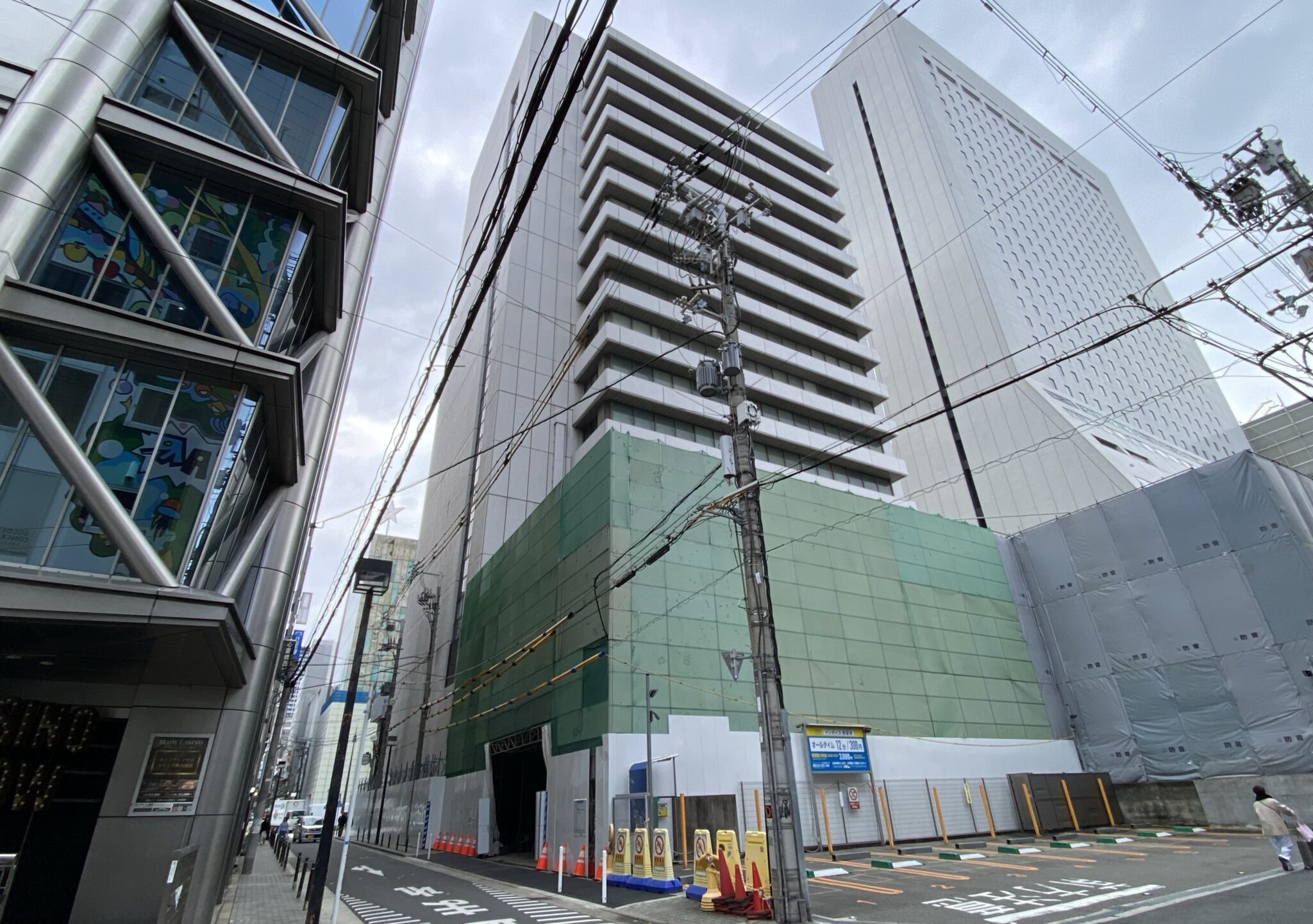 建物解体工事始まる！心斎橋ビル（旧関西アーバン銀行本社ビル）建替工事 25年3月 大阪の近未来（大阪 関西の再開発巡り）